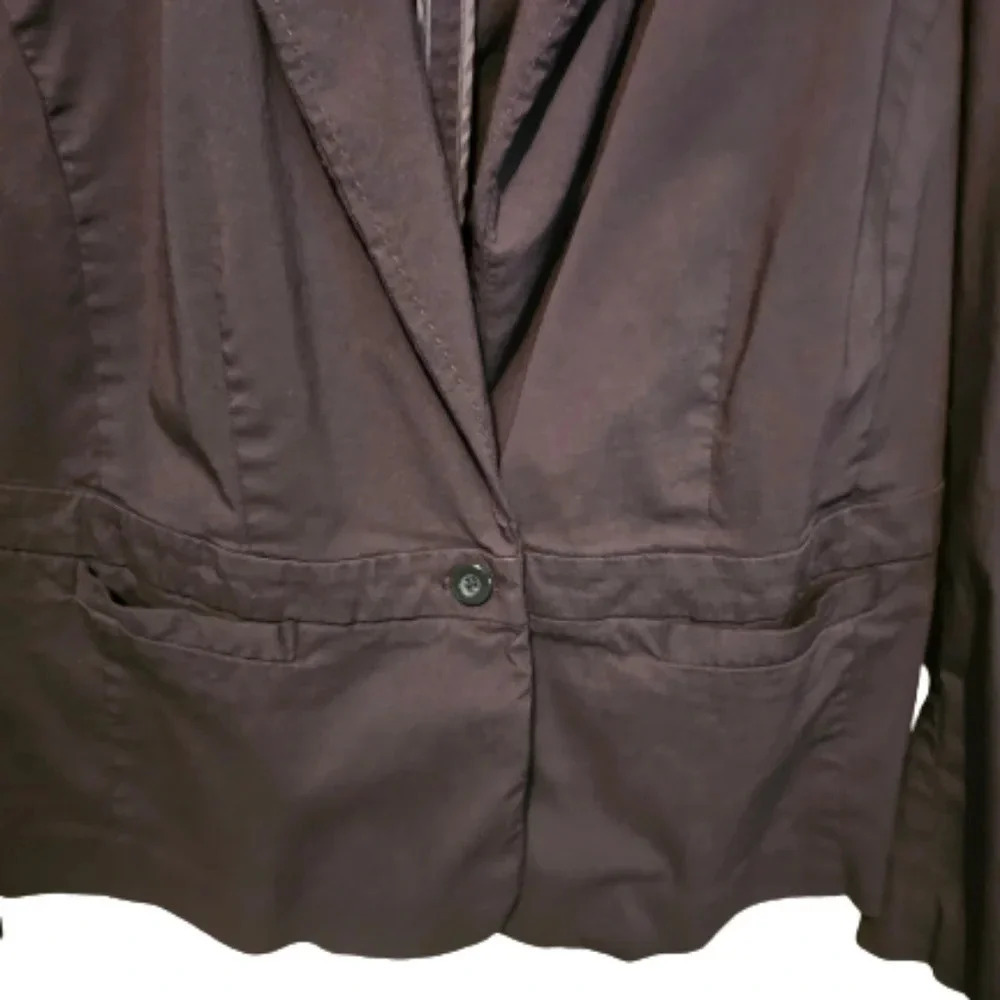 Lane Bryant Brown Jacket. Size 18/20 - Picture 3 of 6